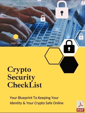 Cryptocurrency Security Checklist cover The Profitable Expat