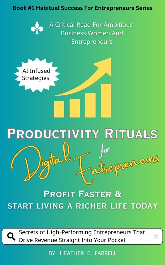 thumbnail for a book called Productivity Rituals for Digital Entrepreneurs about productivity tools and time management strategies
